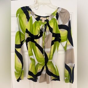 Michael Kors Green and Black Dress